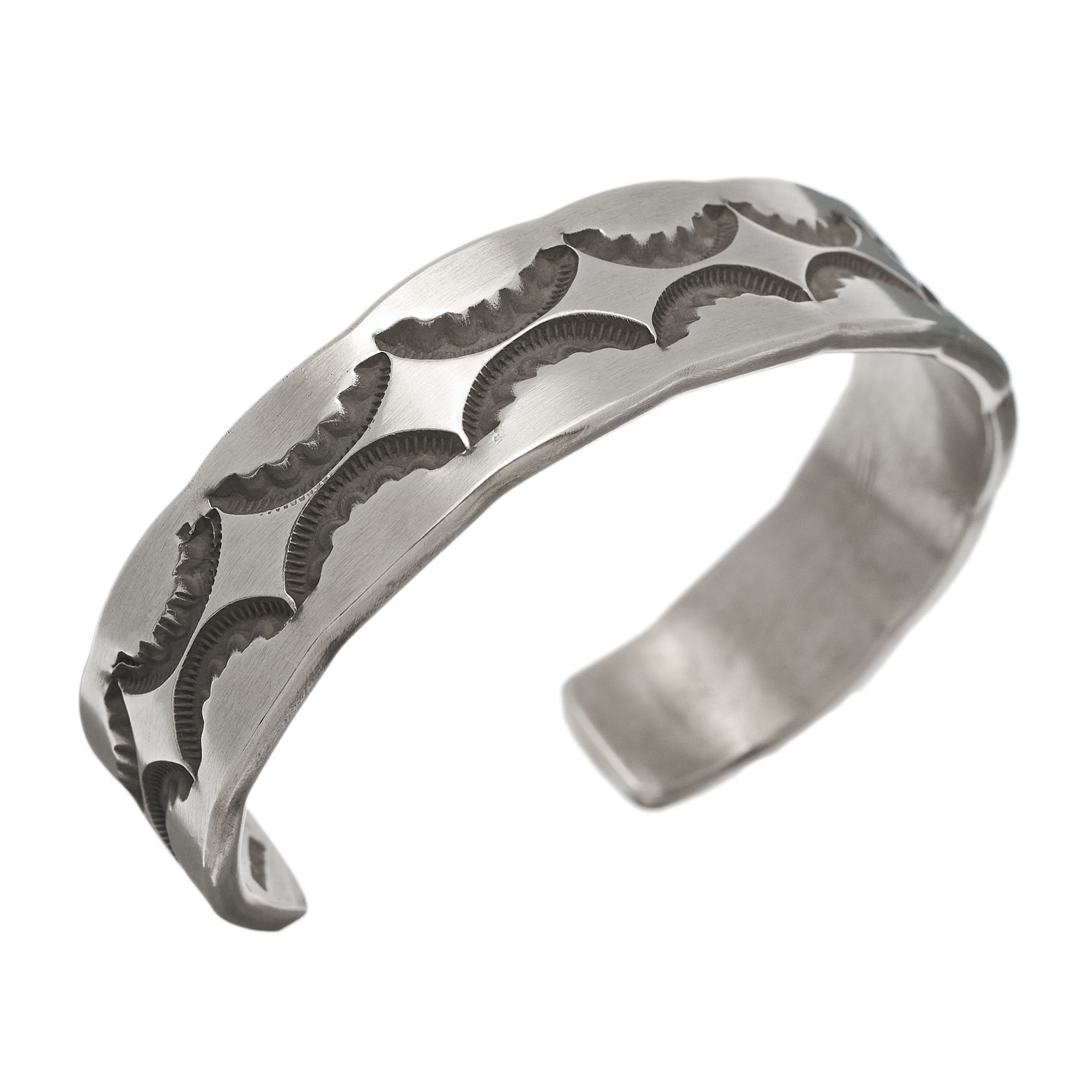 Navajo bracelet BR770 in silver - Harpo Paris