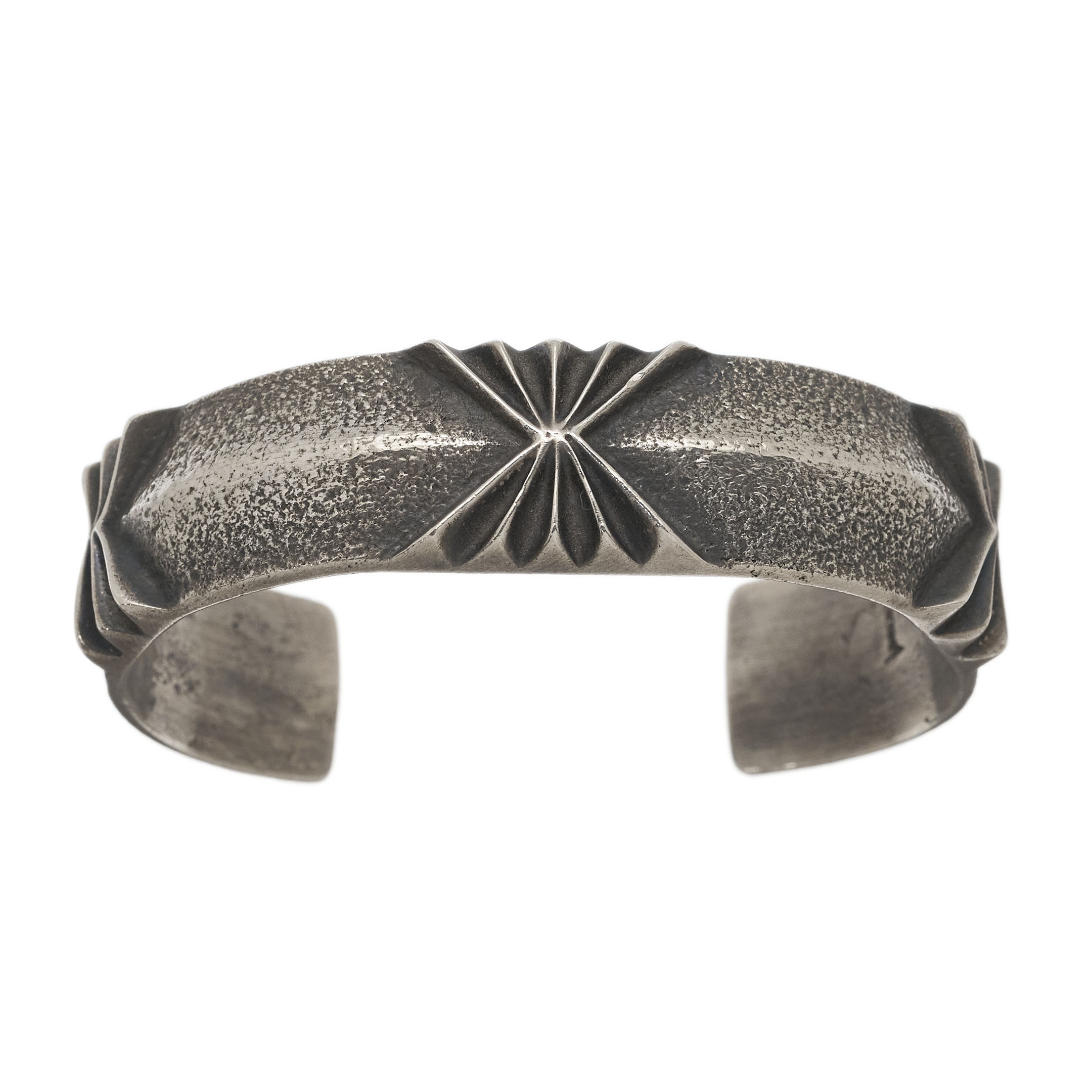 Navajo silver bracelet BR776 - Harpo Paris