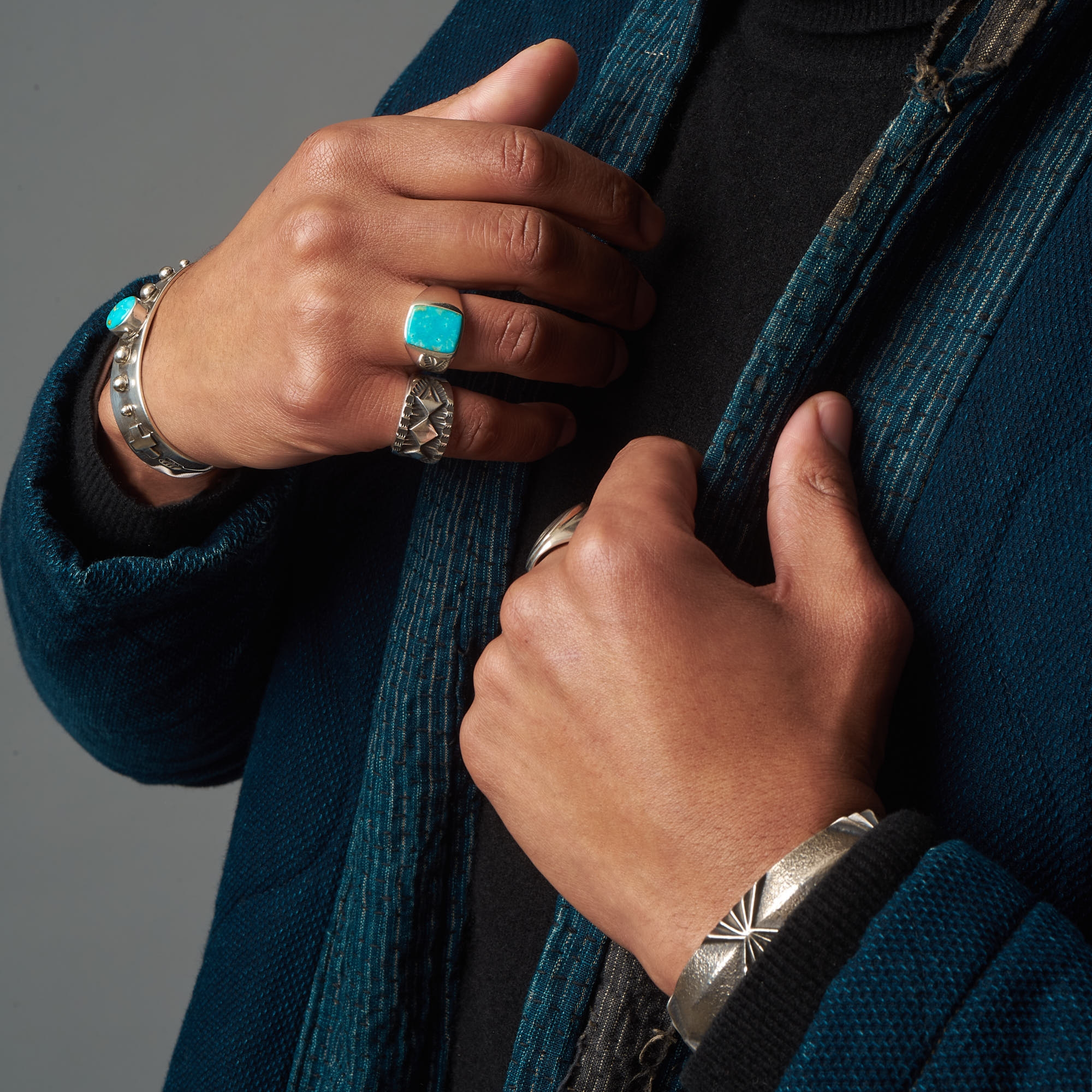 Bracelet homme BR776 en argent - Harpo Paris
