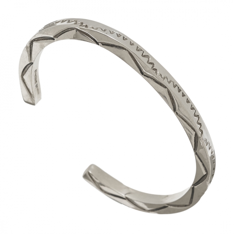 Navajo bracelet in silver BRw18 for women - Harpo Paris