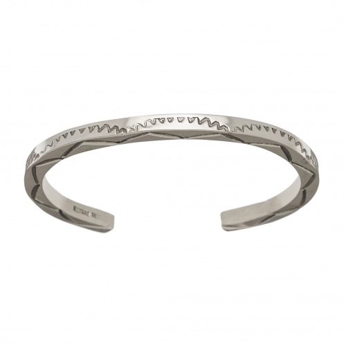 Navajo bracelet in silver BRw18 for women - Harpo Paris
