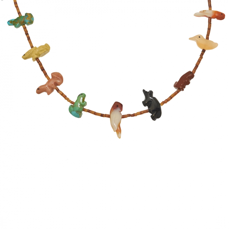 Fetish necklace COFEw12 animals - Harpo Paris