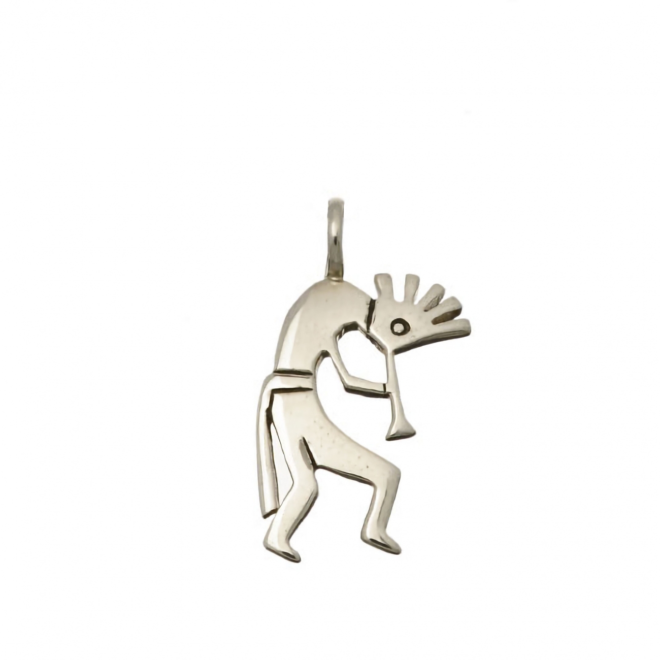 Pendentif Kokopelli PEw43 en argent - Harpo Paris