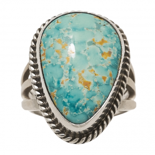 Harpo Paris ring BA1288 Navajo, in turquoise and silver