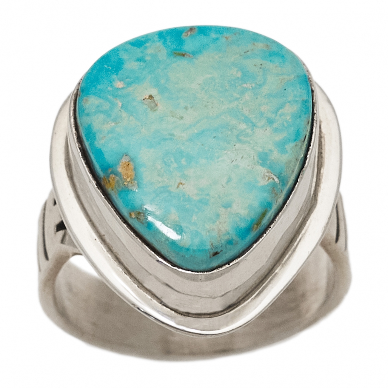 Harpo Paris ring BA1293, Navajo, in turquoise and silver