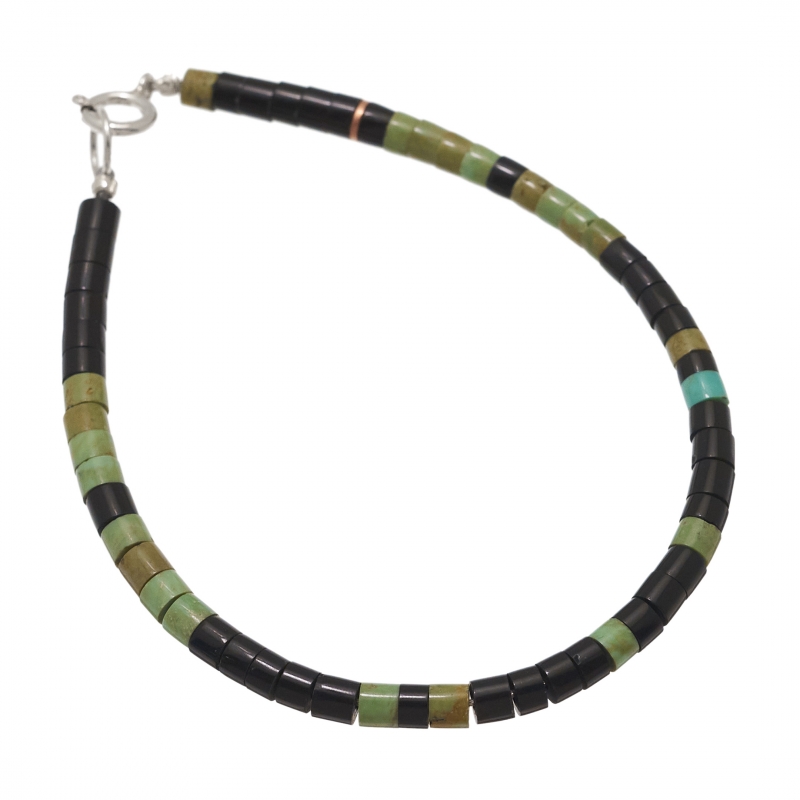 Pueblo bracelet BRP20 in heishi beads - Harpo Paris