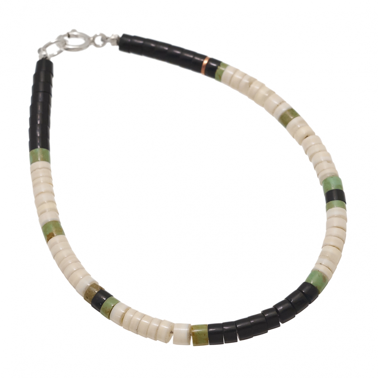 Pueblo bracelet BRP21 in heishi beads - Harpo Paris
