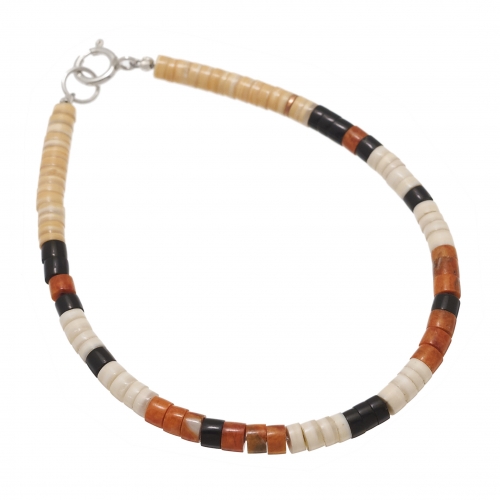 Pueblo bracelet BRP23 in heishi beads - Harpo Paris