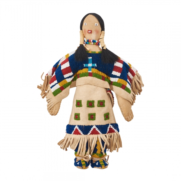 Poupée Sioux Lakota en perles DOLL01 - Harpo Paris