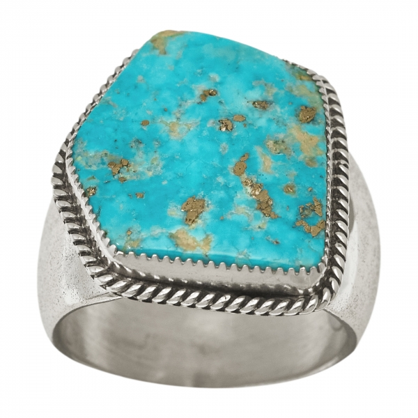BA1323 turquoise and silver...