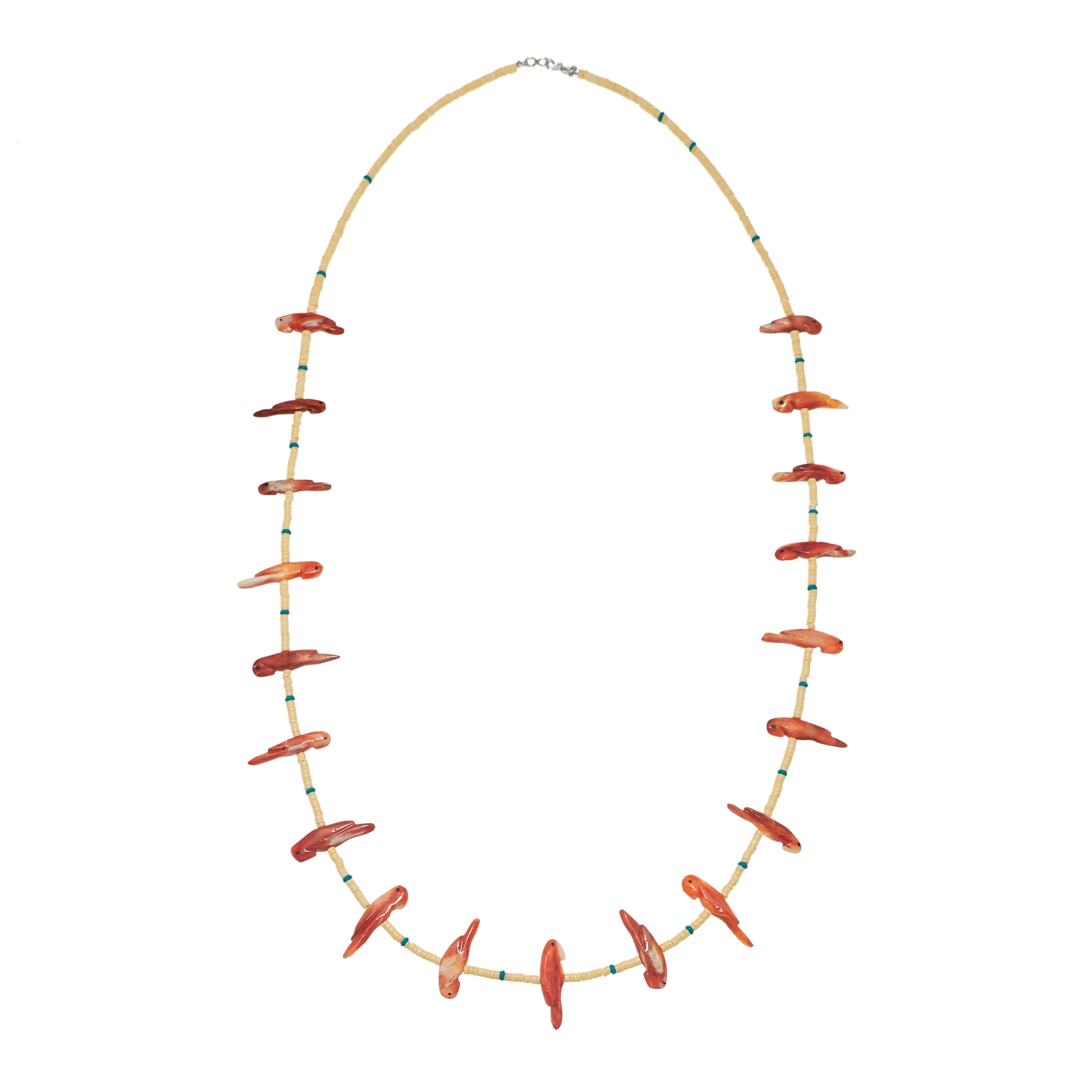 Parrots fetish necklace COFE26 - Harpo Paris