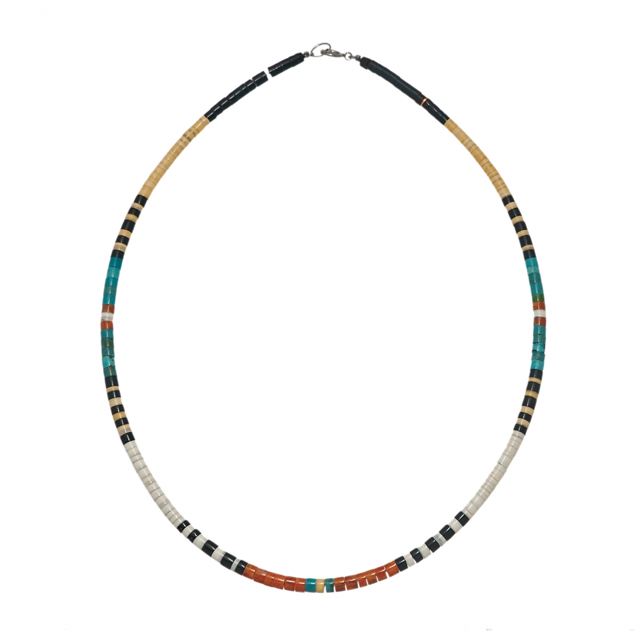 Collier pueblo en perles heishi COP15 - Harpo Paris