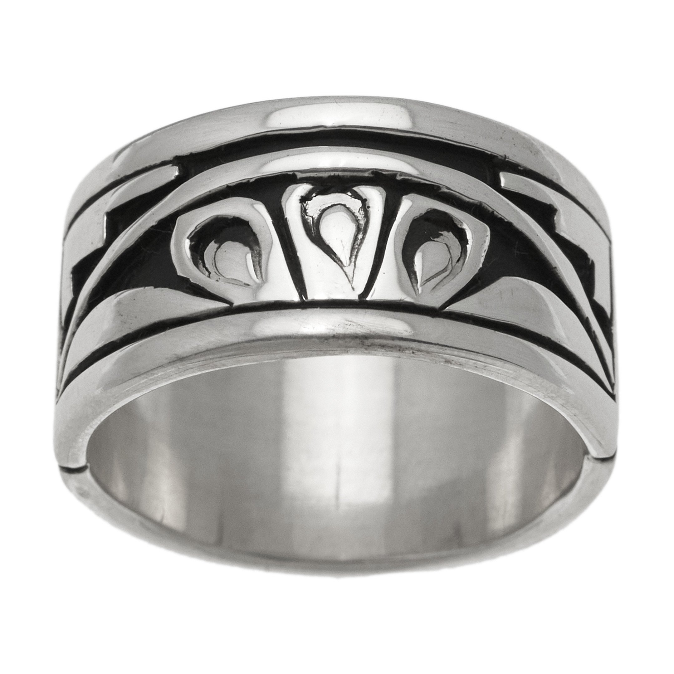 Men silver ring BA1331 - Harpo Paris