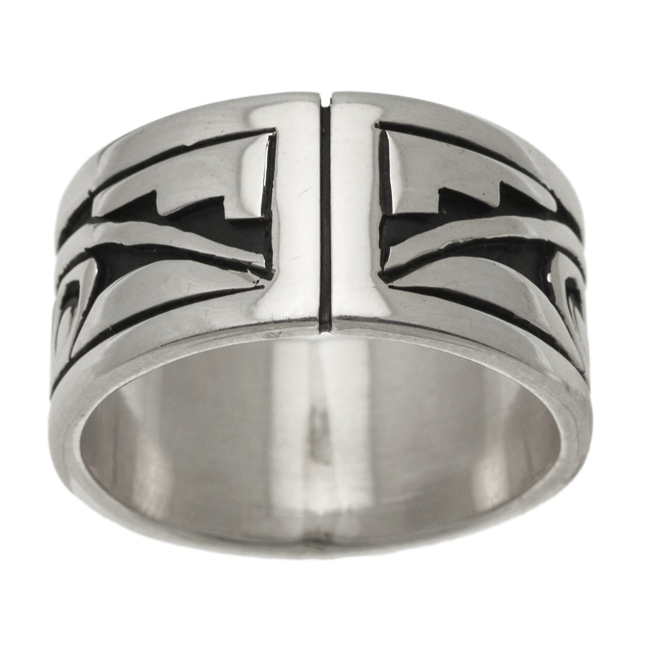 Men silver ring BA1331 - Harpo Paris