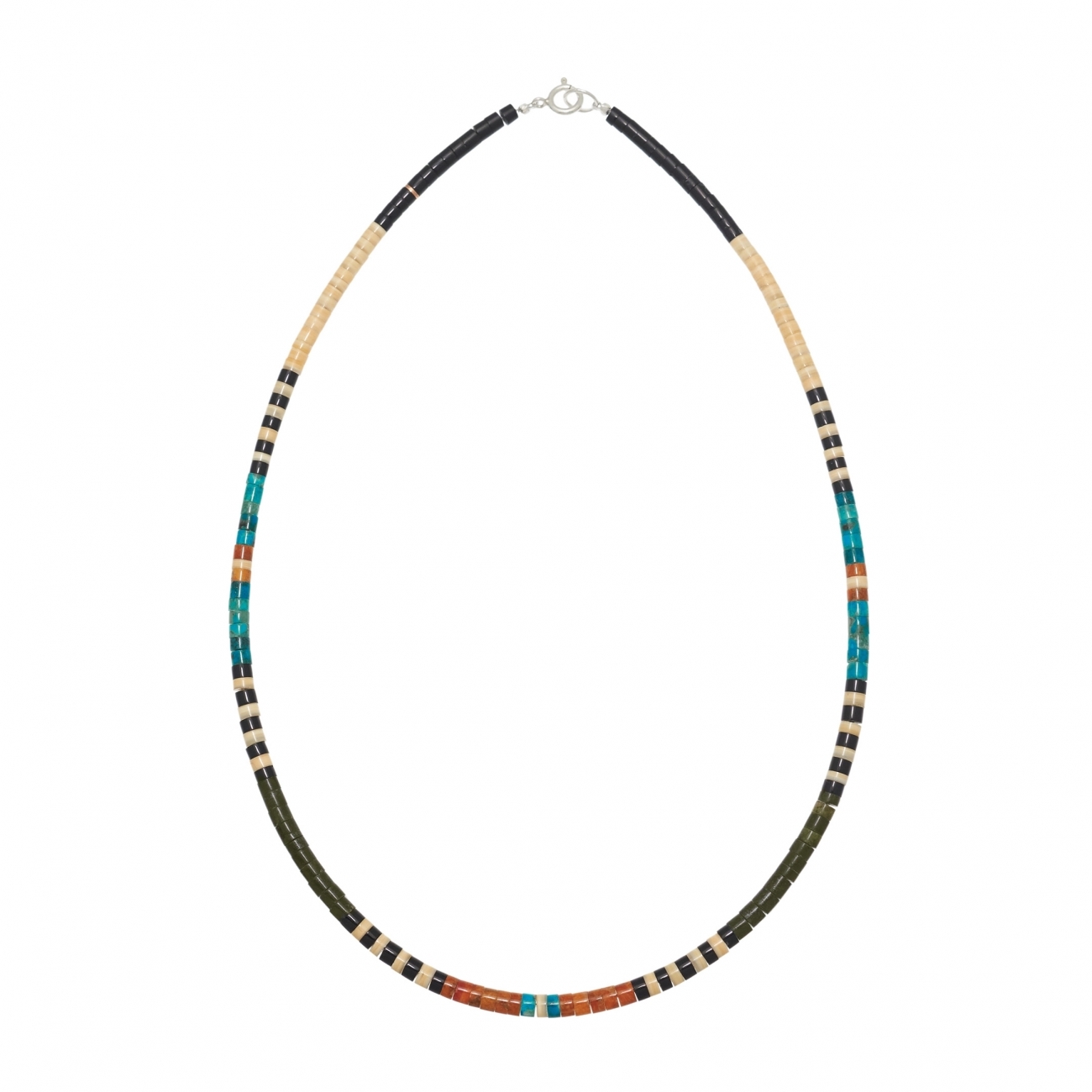 Collier Pueblo COP18 en perles Heishi - Harpo Paris