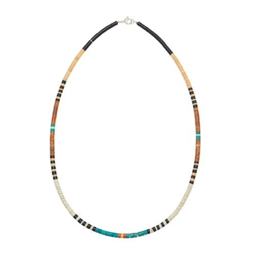 Pueblo necklace COP20 in Heishi beads - Harpo Paris