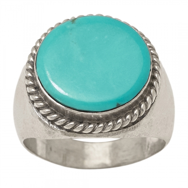 BA1353 turquoise and silver...
