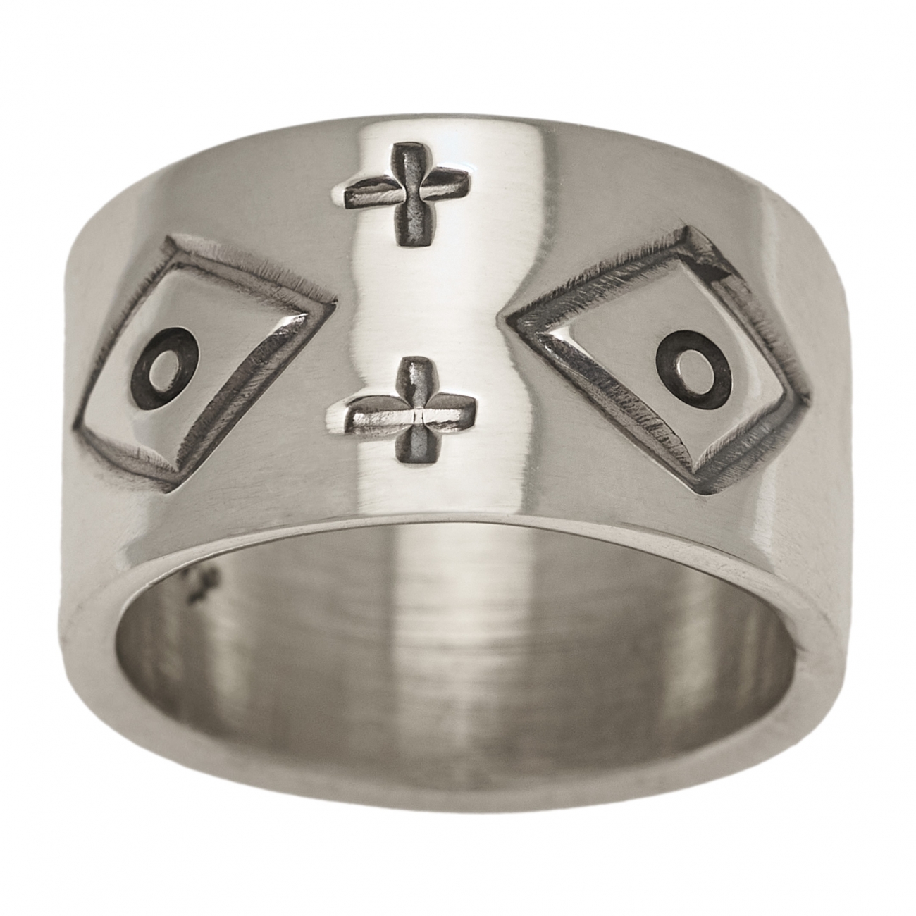 Bague Navajo en argent pour homme BA1402 - Harpo Paris