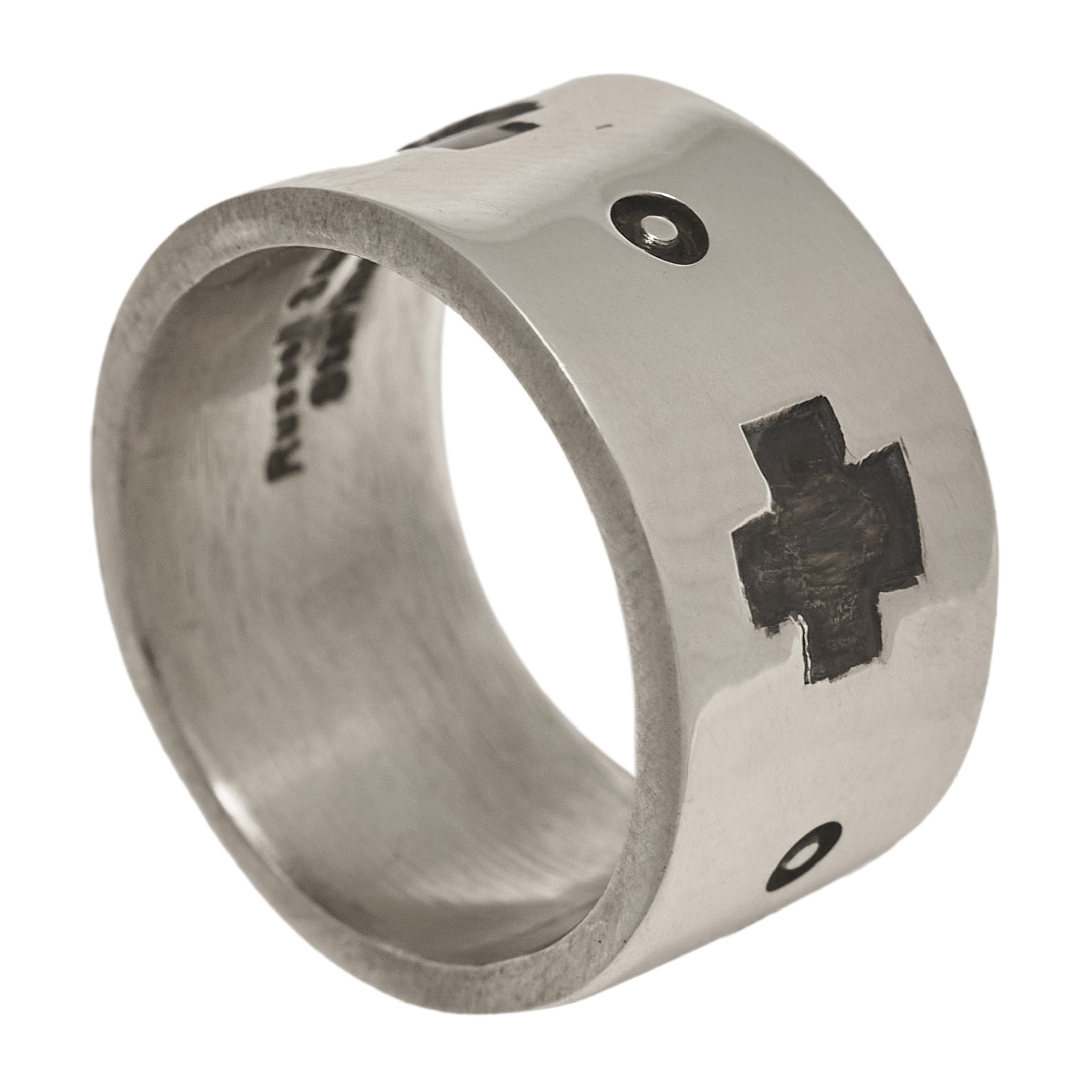 Navajo ring in silver for men BA1401 - Harpo Paris
