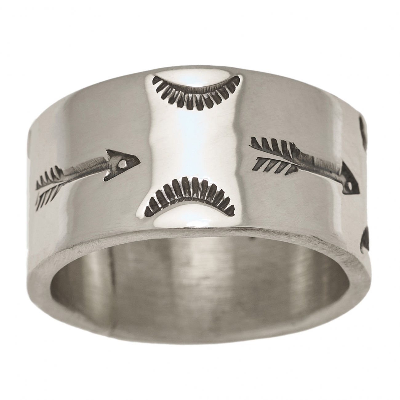 Bague Navajo en argent pour homme BA1395 - Harpo Paris