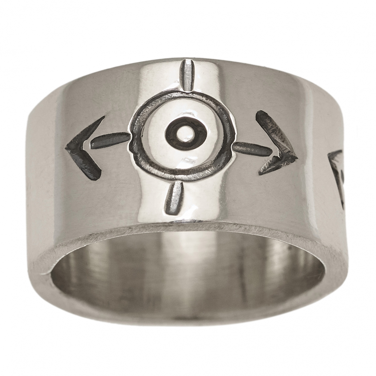 Bague Navajo en argent pour homme BA1396 - Harpo Paris