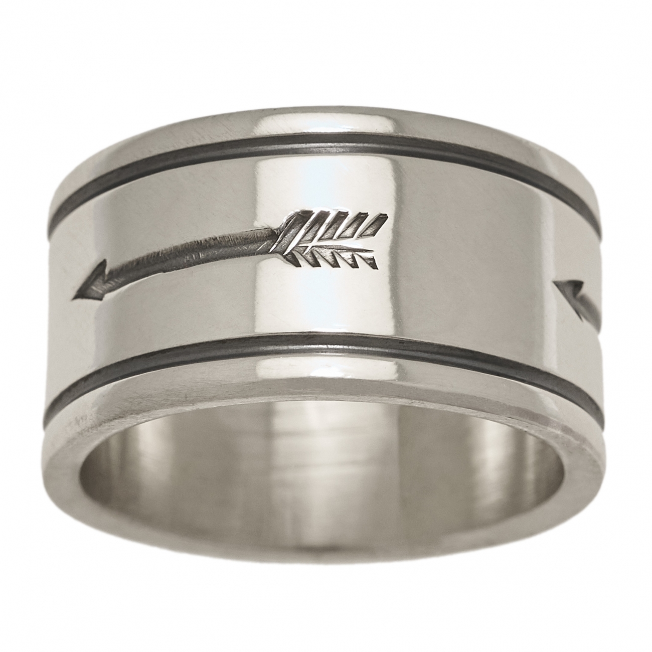 Bague Navajo en argent pour homme BA1398 - Harpo Paris