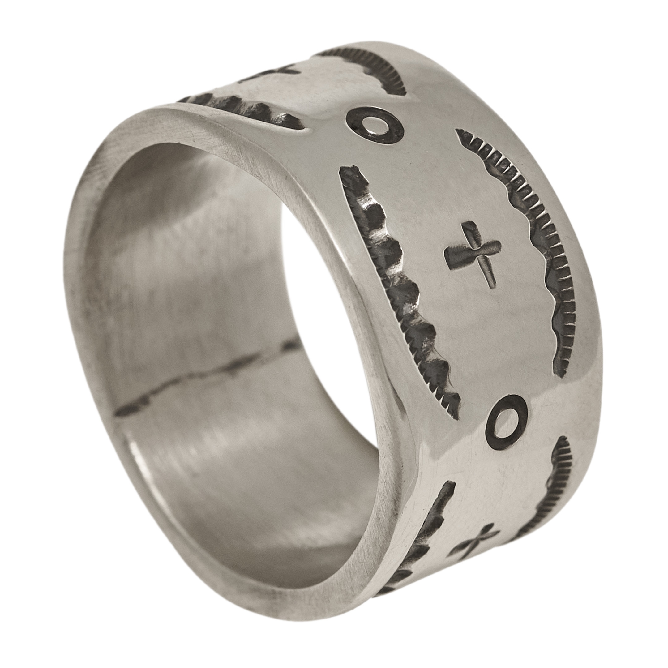 Navajo ring in silver for men BA1400 - Harpo Paris