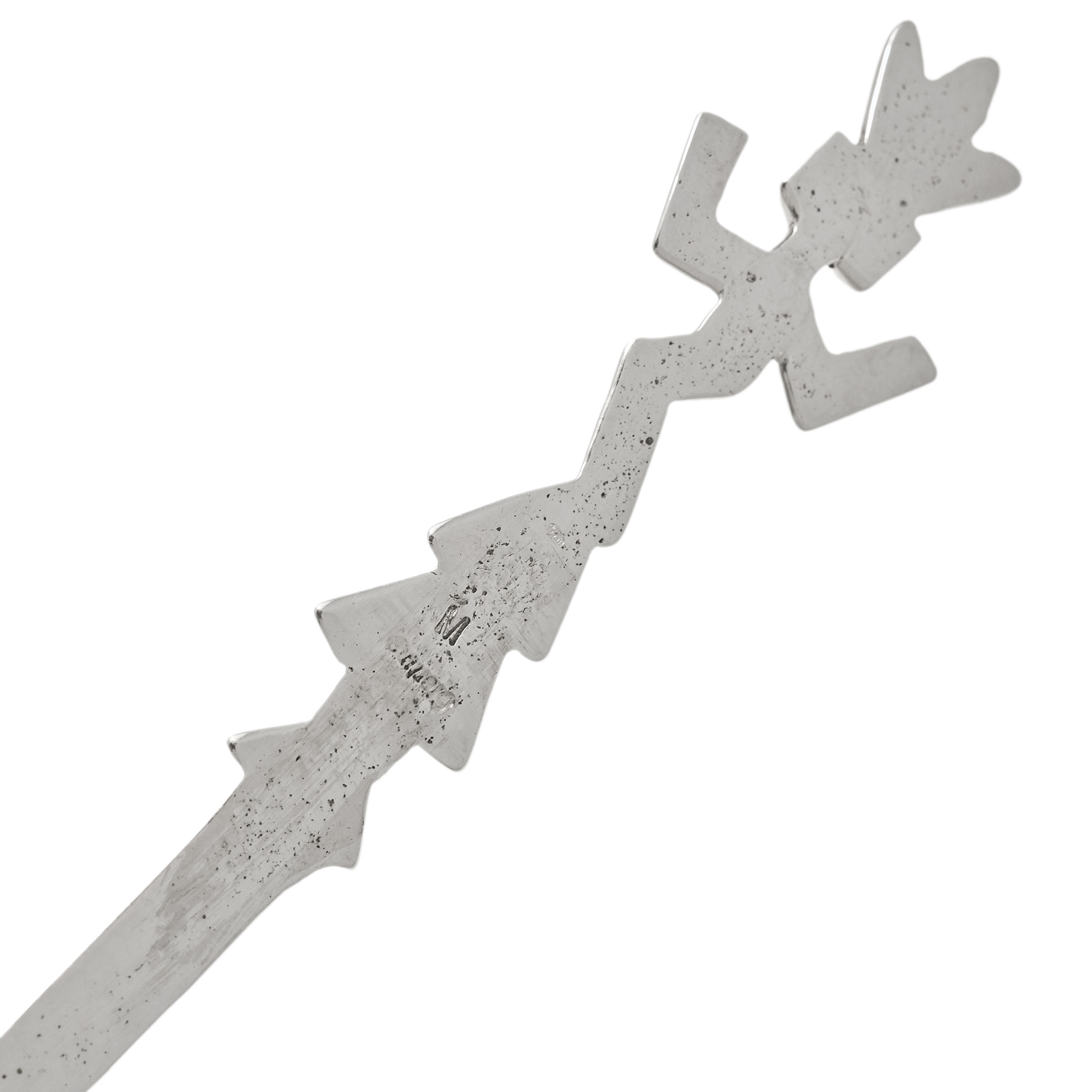 CP01 silver and coral paper cutter - Harpo Paris