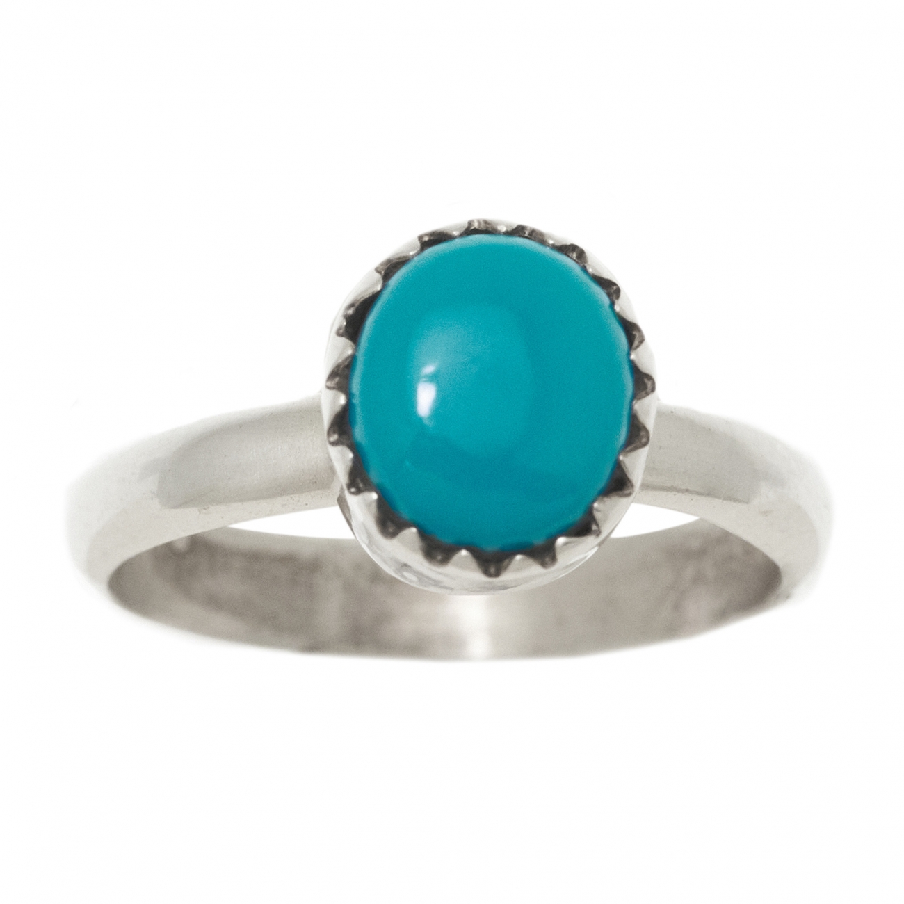 BA682 bague turquoise et argent - Harpo Paris