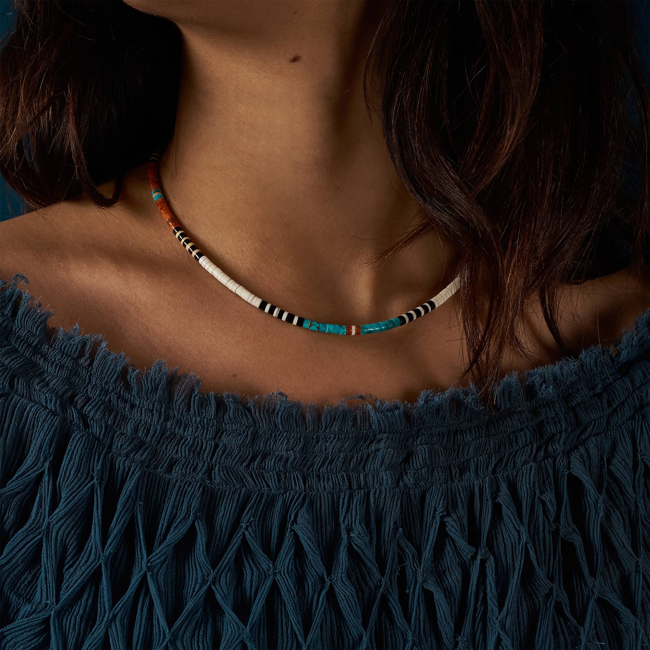 Collier en perles Heishi, COP19 - Harpo Paris