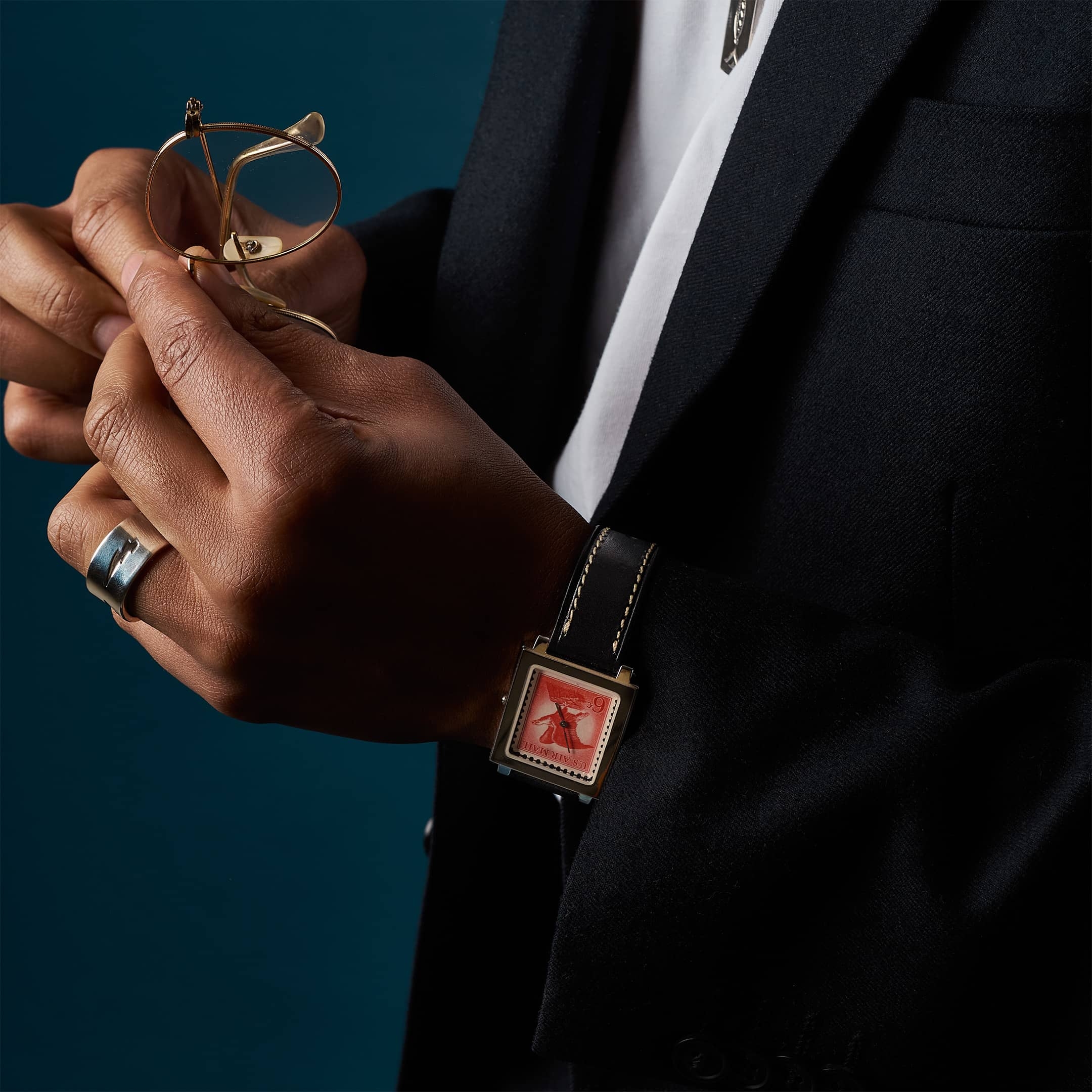 Navajo ring in silver for men BA1397 - Harpo Paris