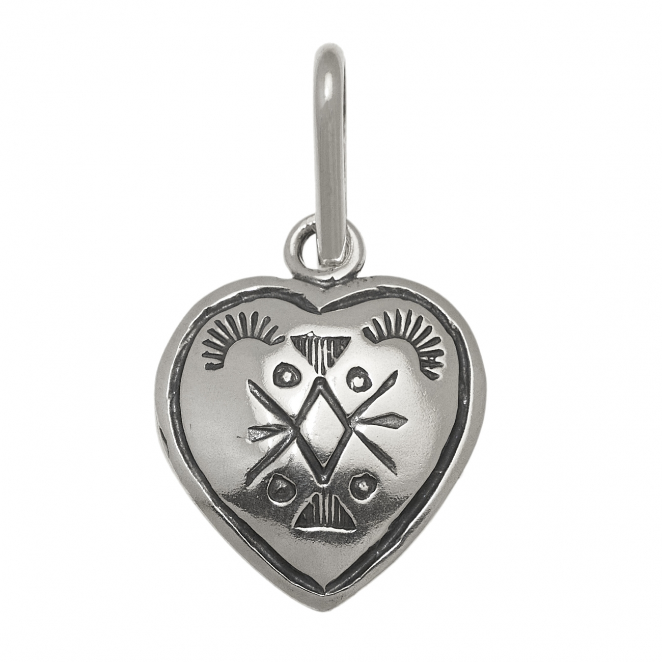 PE485 pendentif coeur argent - Harpo Paris