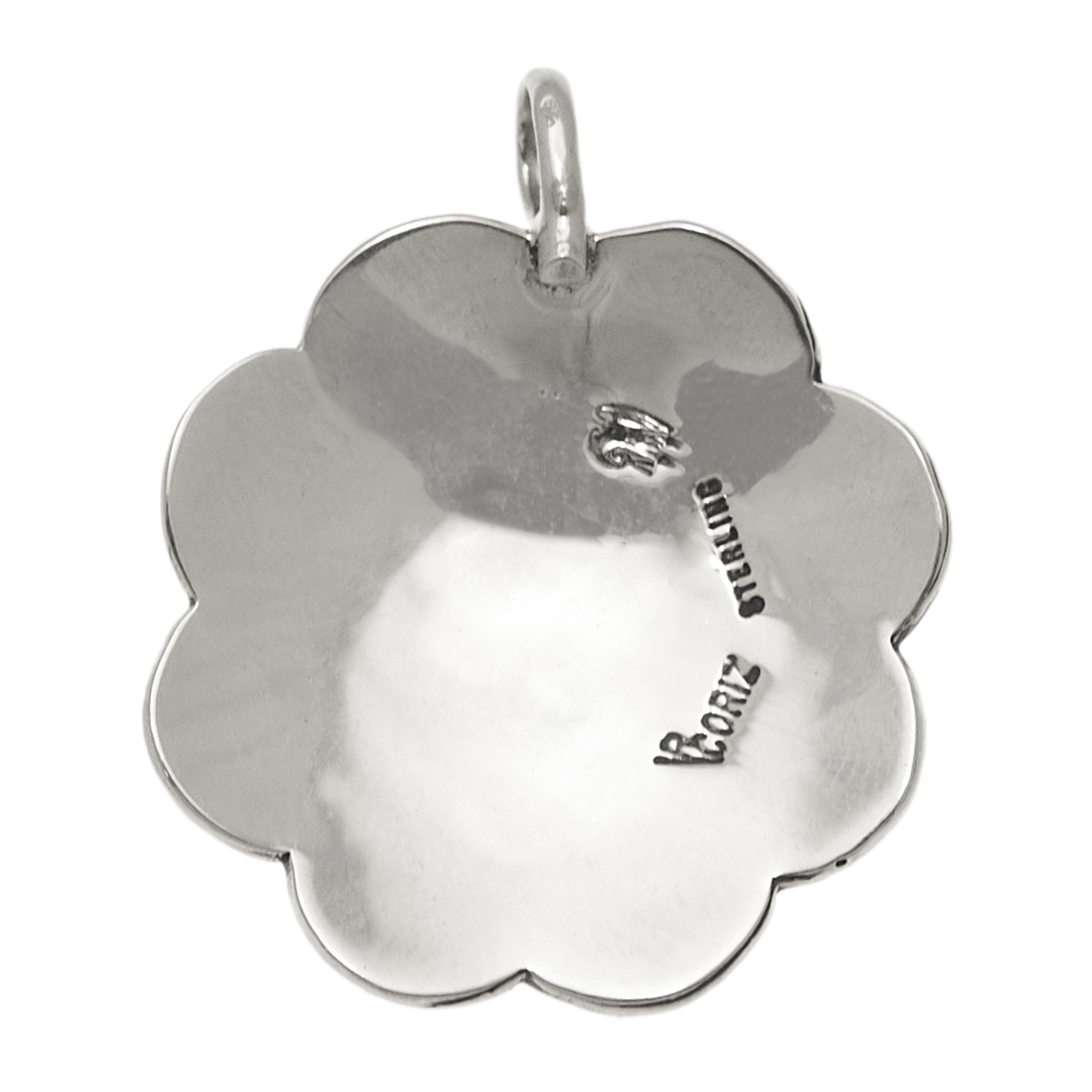 PE486 silver concho pendant - Harpo Paris