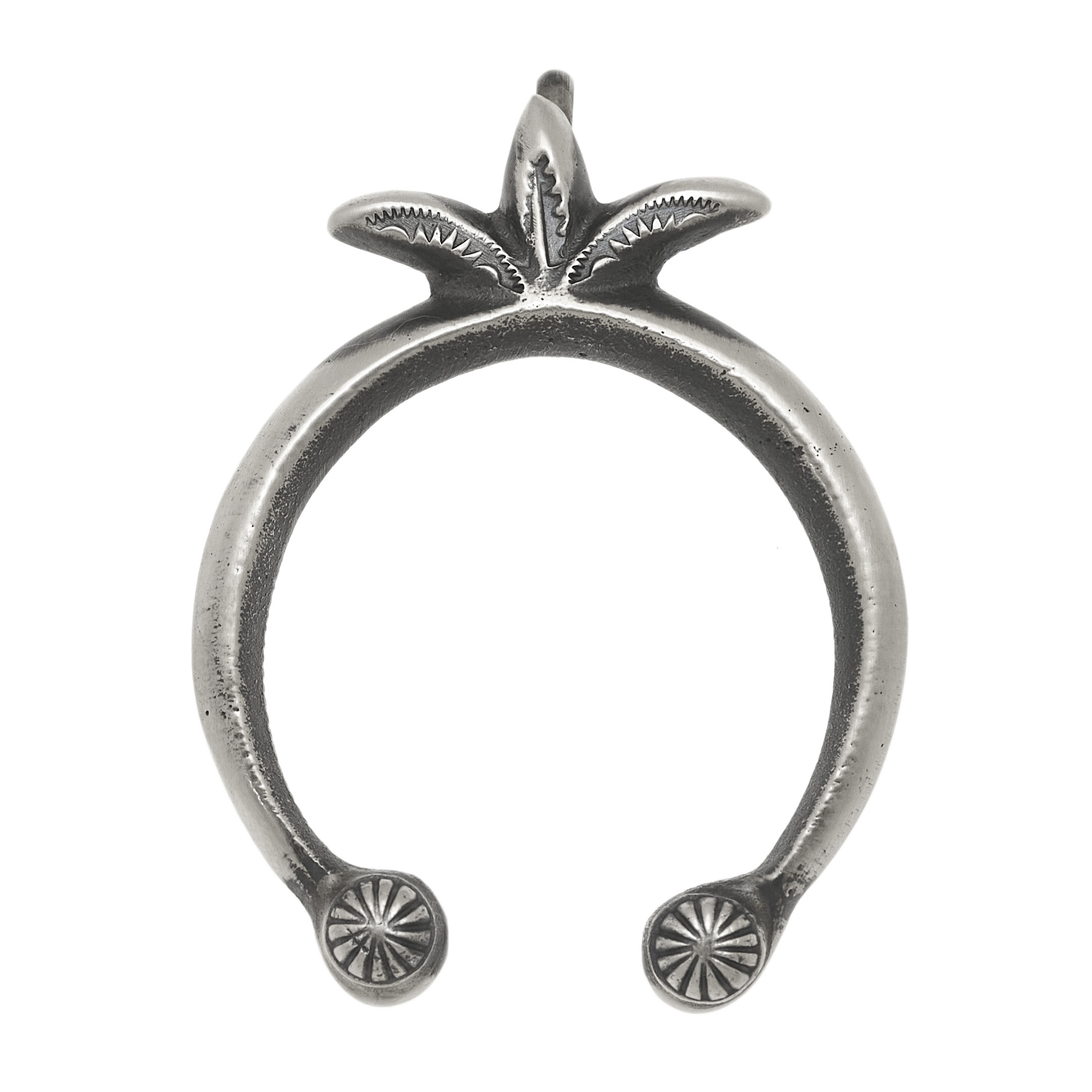Naja pendant in mat sterling silver PE500 - Harpo Paris