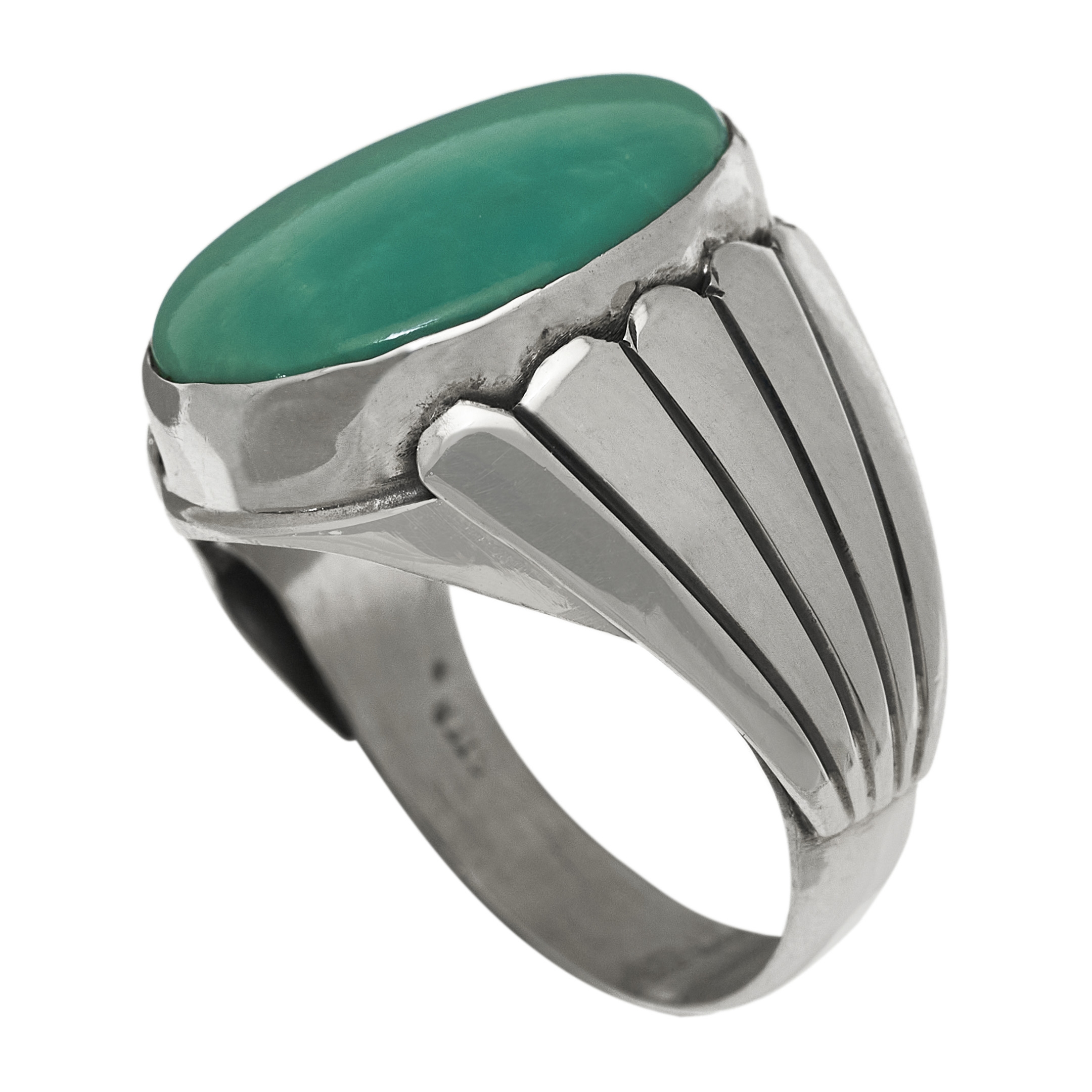 BA1405 Navajo turquoise ring - Harpo Paris