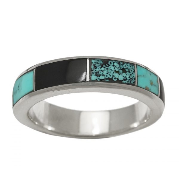BA1416 turquoise inlay and...