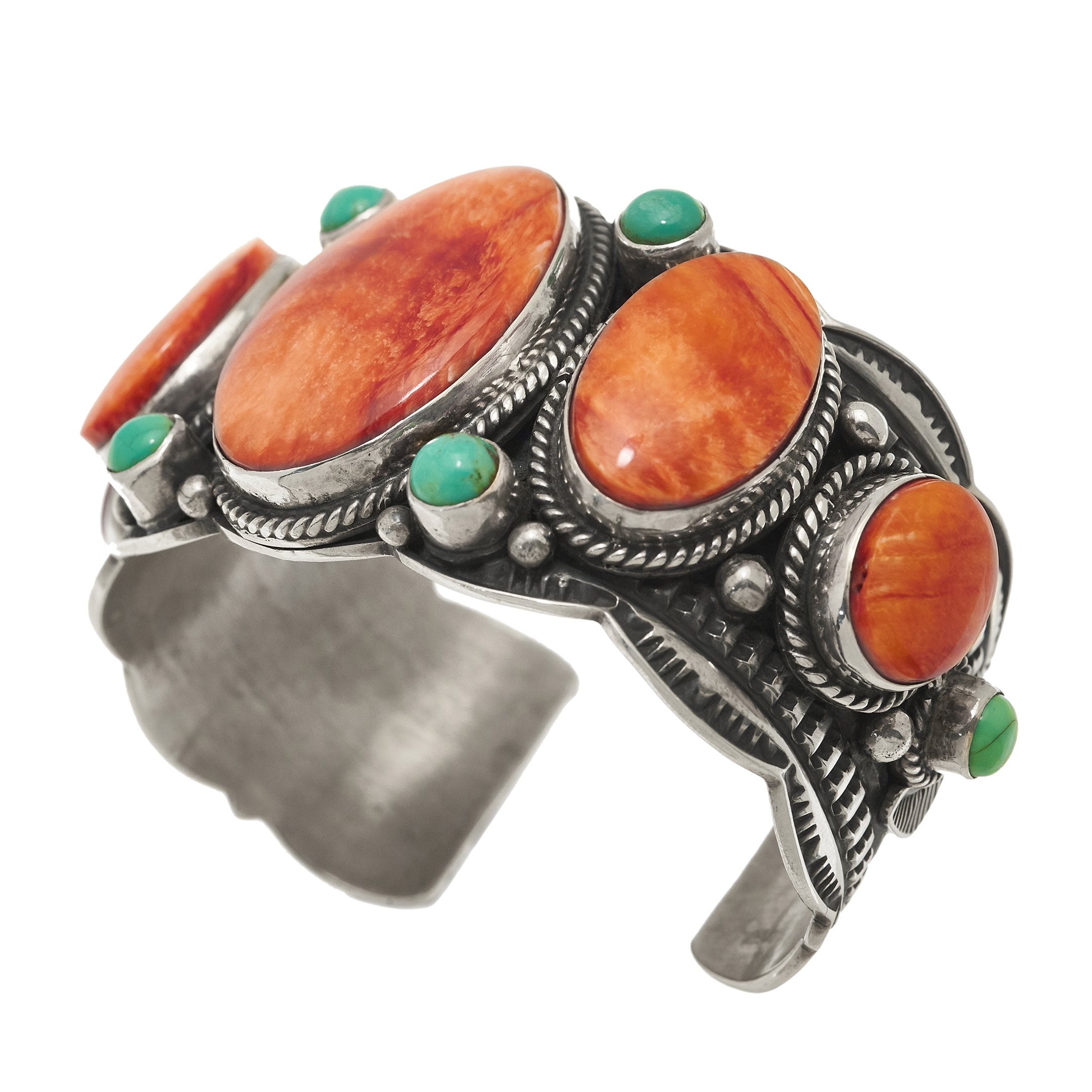 BR828 spondyl and silver women bracelet - Harpo Paris