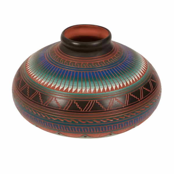 DECO162 Navajo etched pottery - Harpo Paris