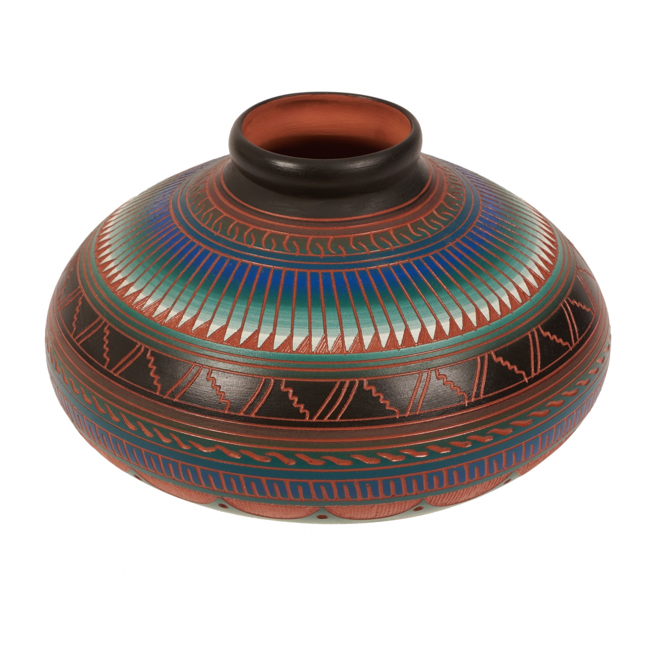 DECO162 Navajo etched pottery - Harpo Paris