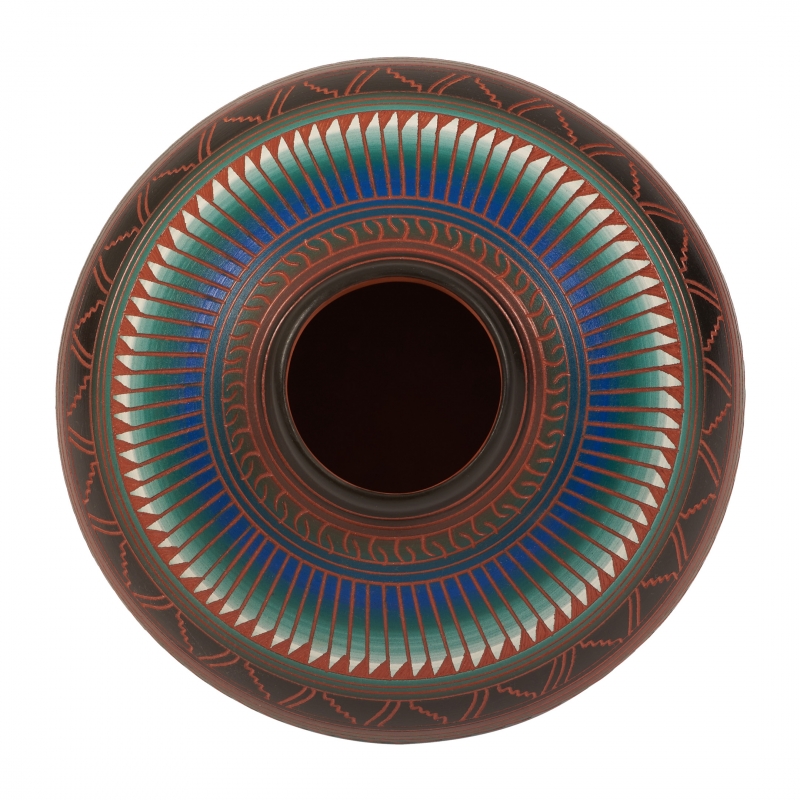 DECO162 Navajo etched pottery - Harpo Paris