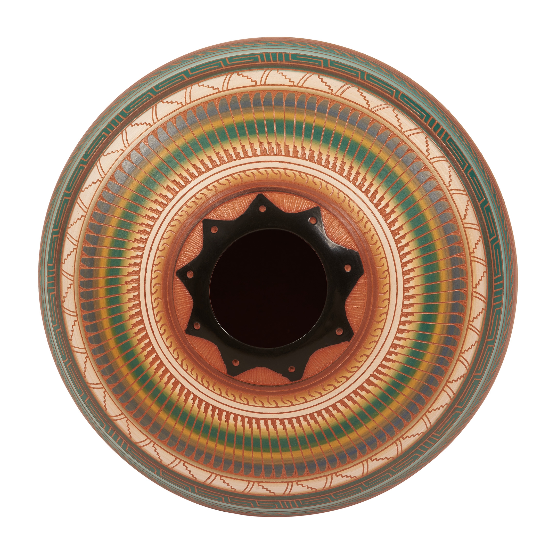 DECO163 Navajo etched pottery - Harpo Paris