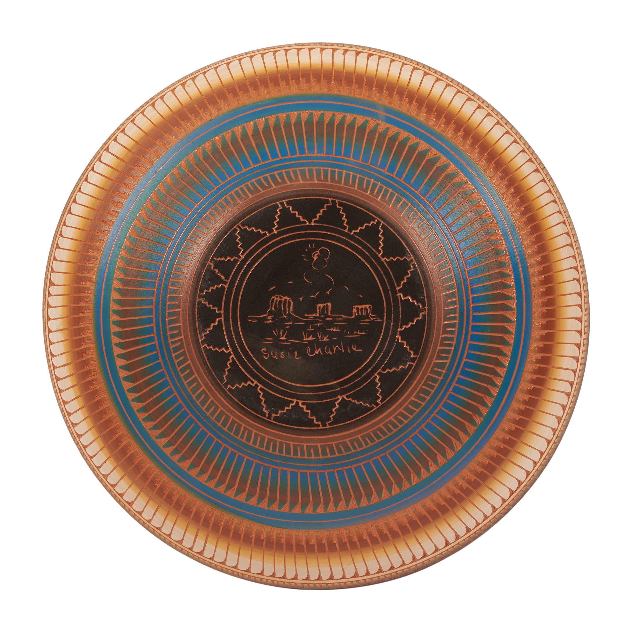 DECO163 Navajo etched pottery - Harpo Paris