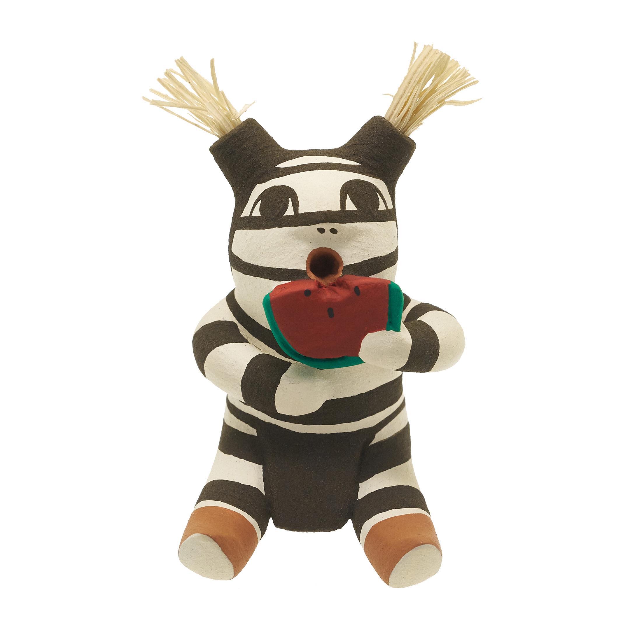 DECO169 Harpo Koshari Kachina clown pottery