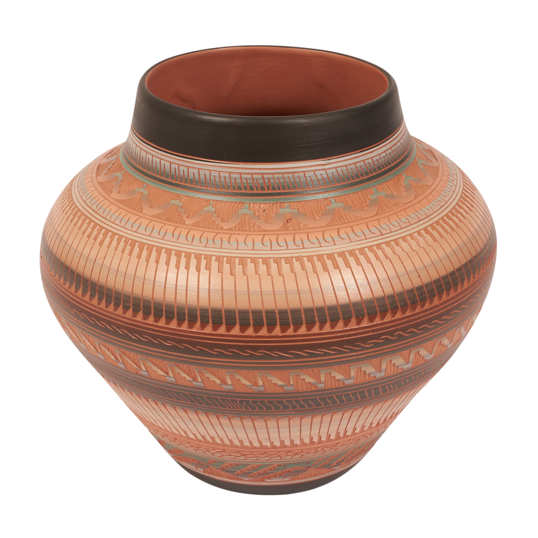 DECO165 Navajo etched pottery - Harpo Paris