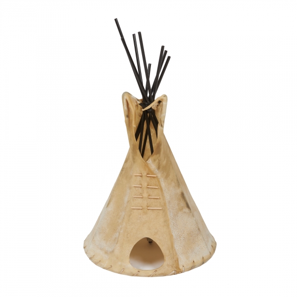 DECO175 lampe tipi, petit modèle en peau de cerf et tendon - Harpo Paris