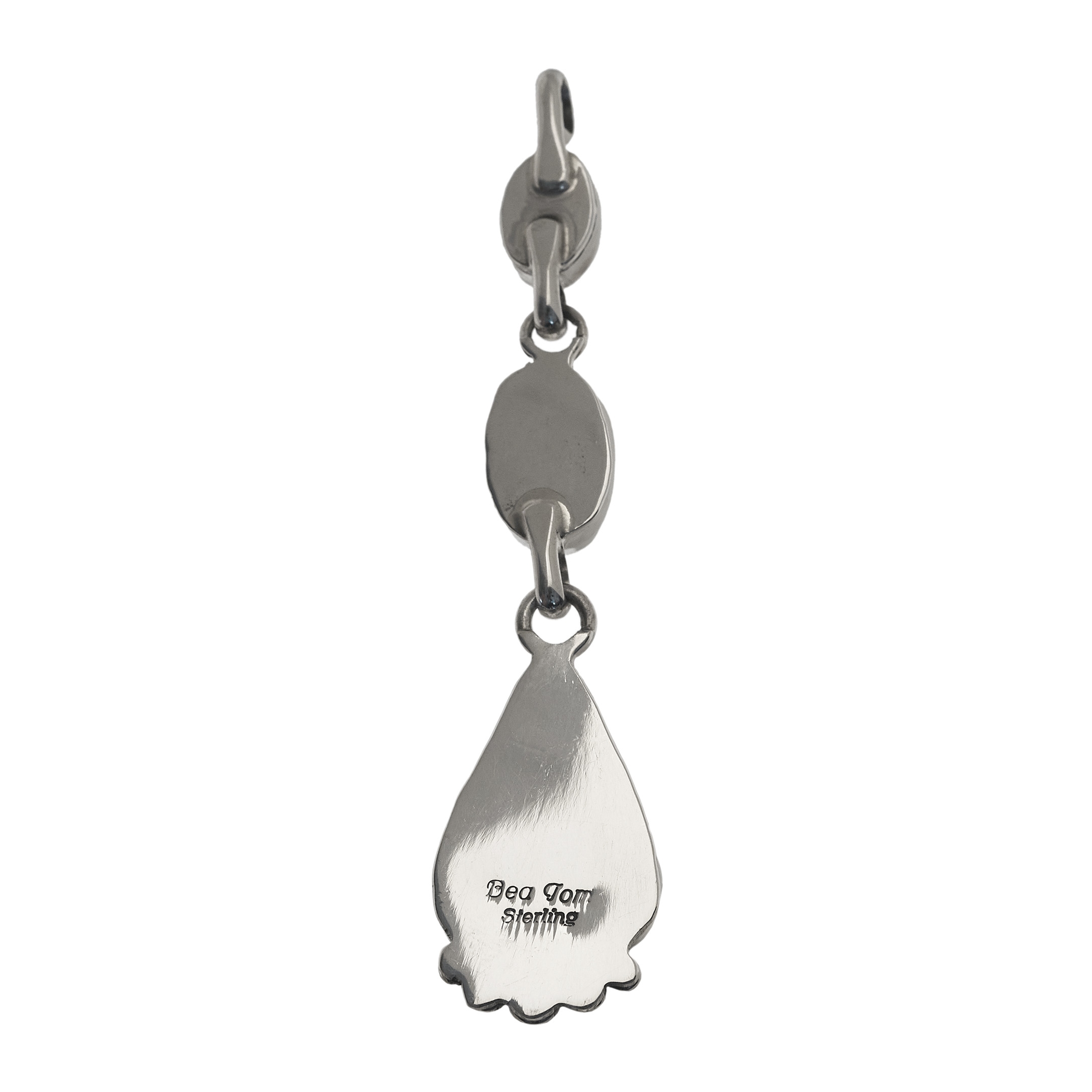 PE523 turquoises and silver pendant - Harpo Paris