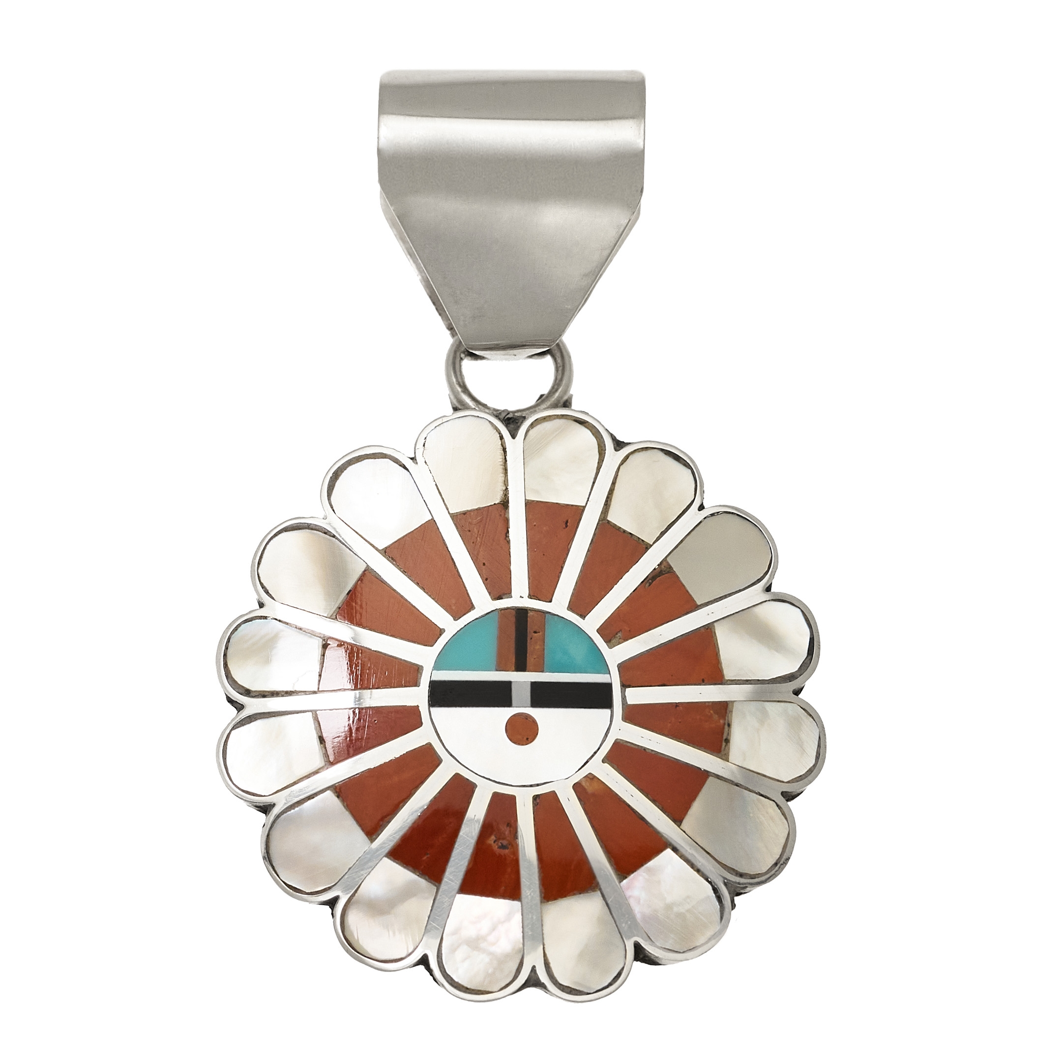 Sunface Zuni pendant PE530 - Harpo Paris
