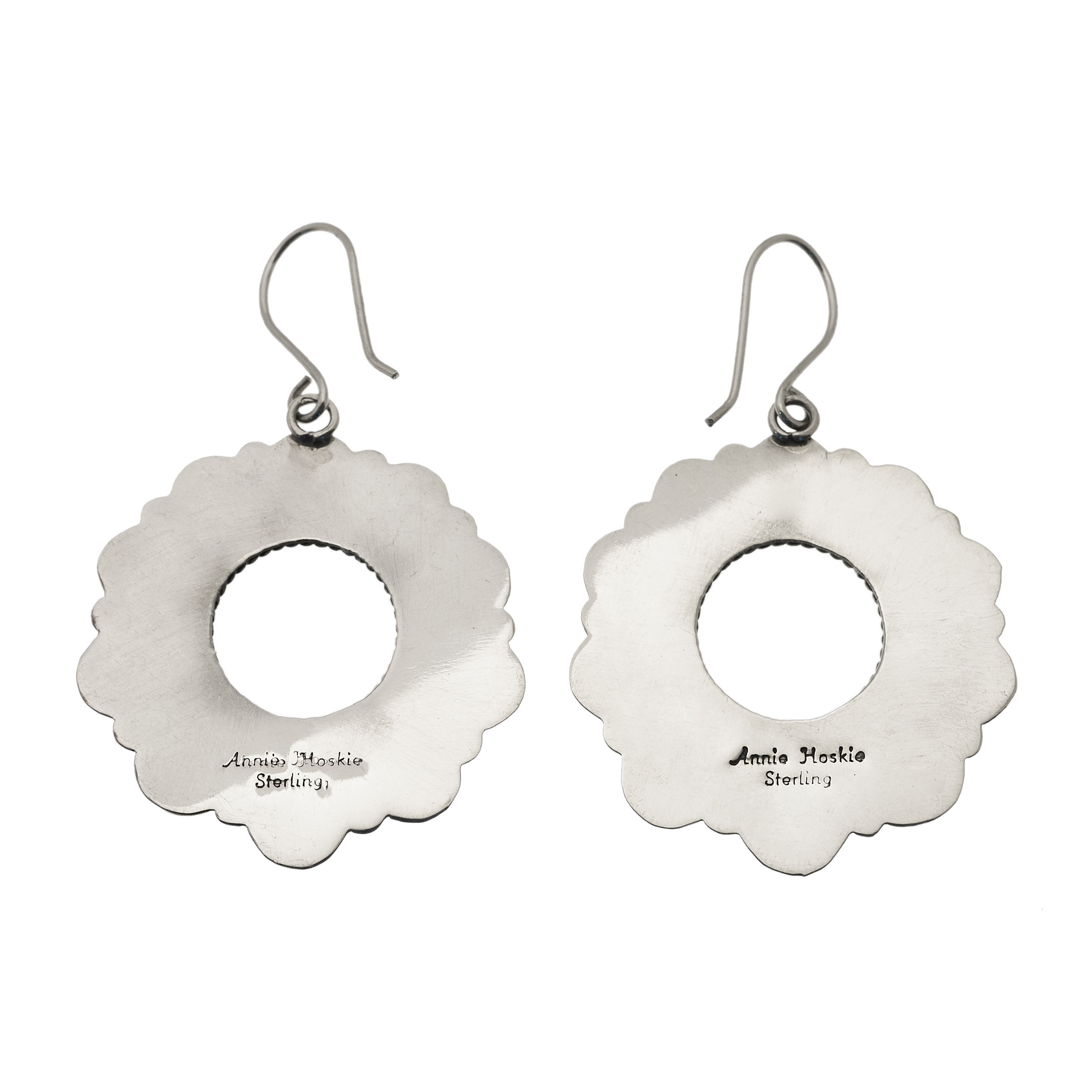 Boucles d'oreilles turquoises et argent BO359 - Harpo Paris