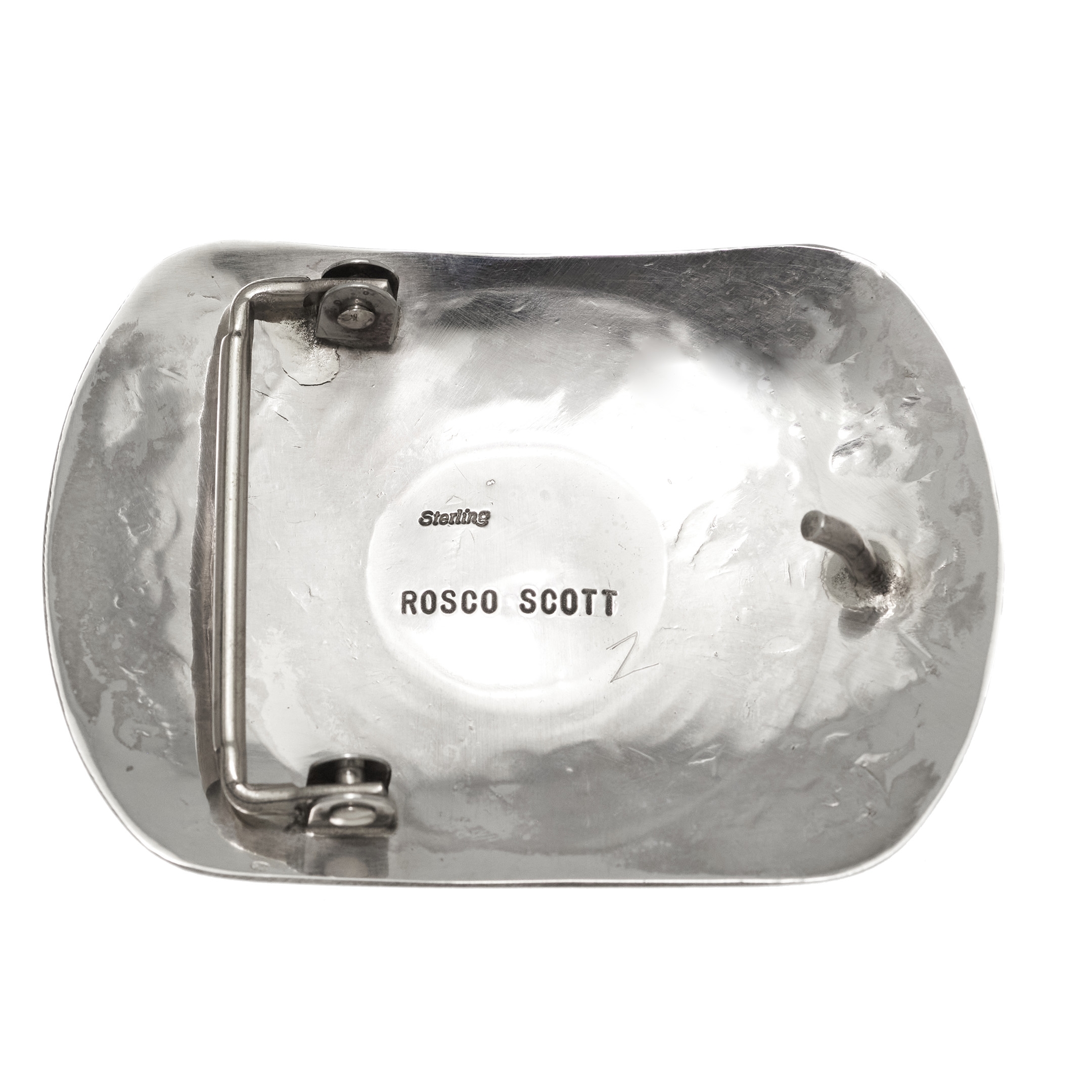 BK81 onyx and silver buckle - Harpo Paris