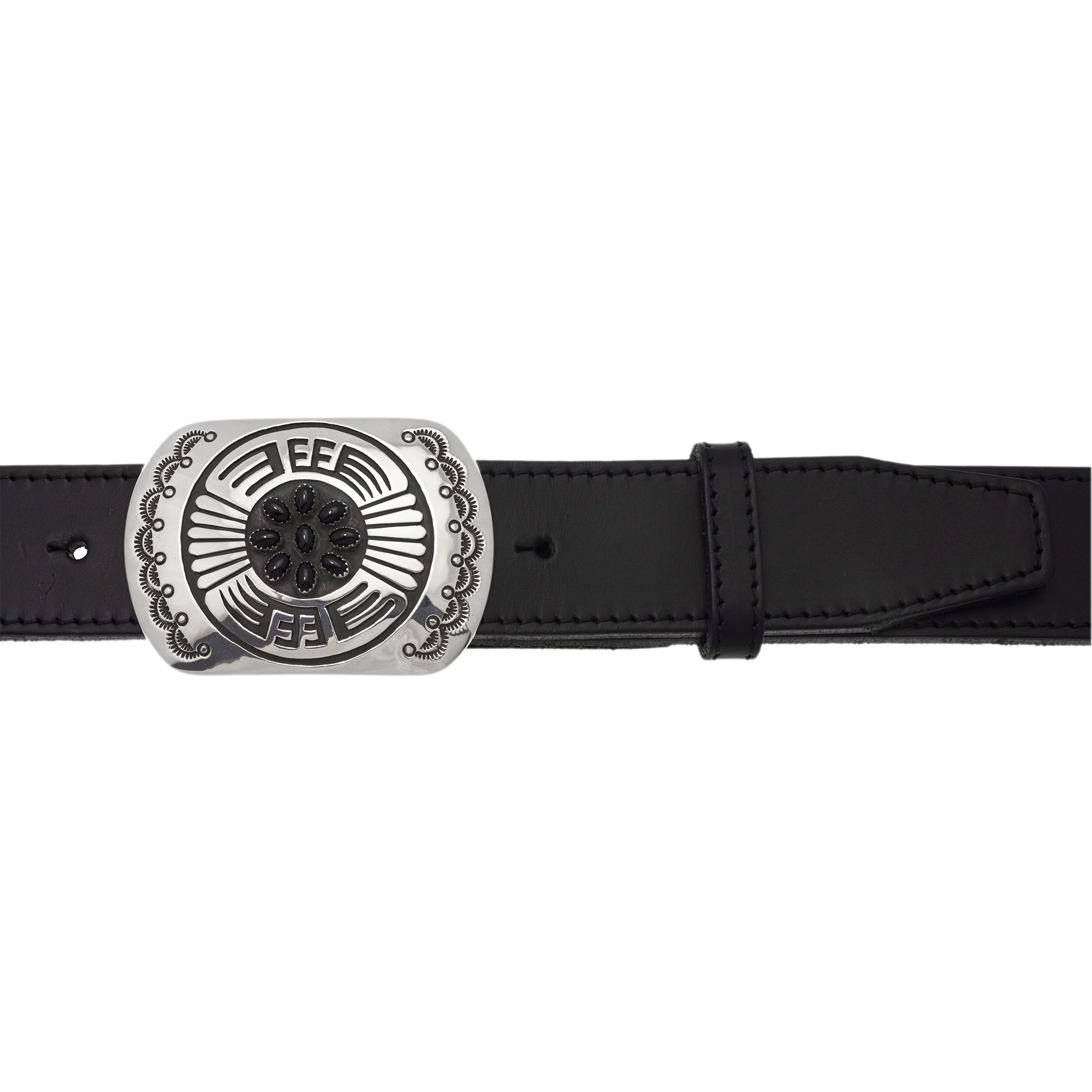 BK81 onyx and silver buckle - Harpo Paris